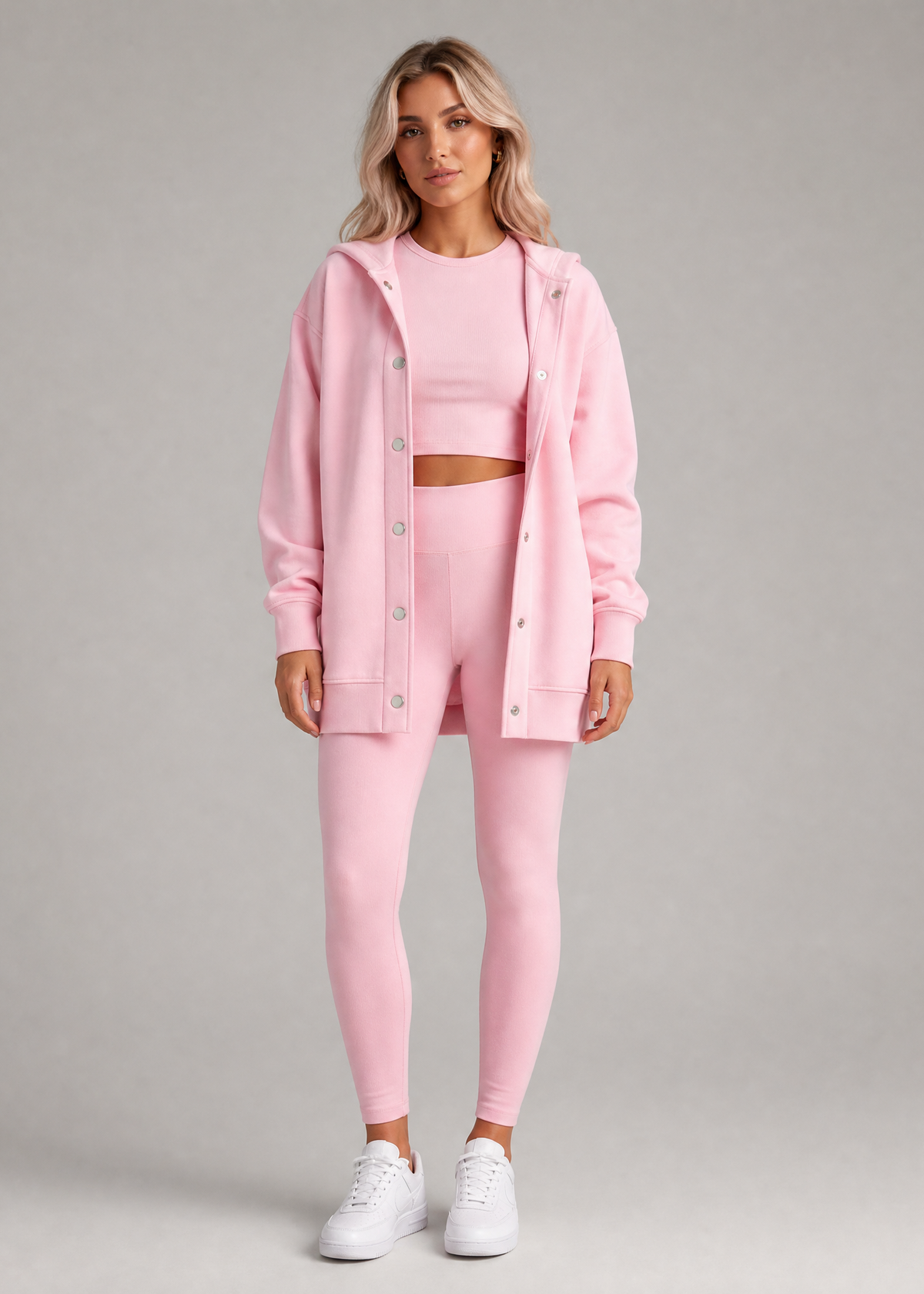 Bliss Button Sweater Set