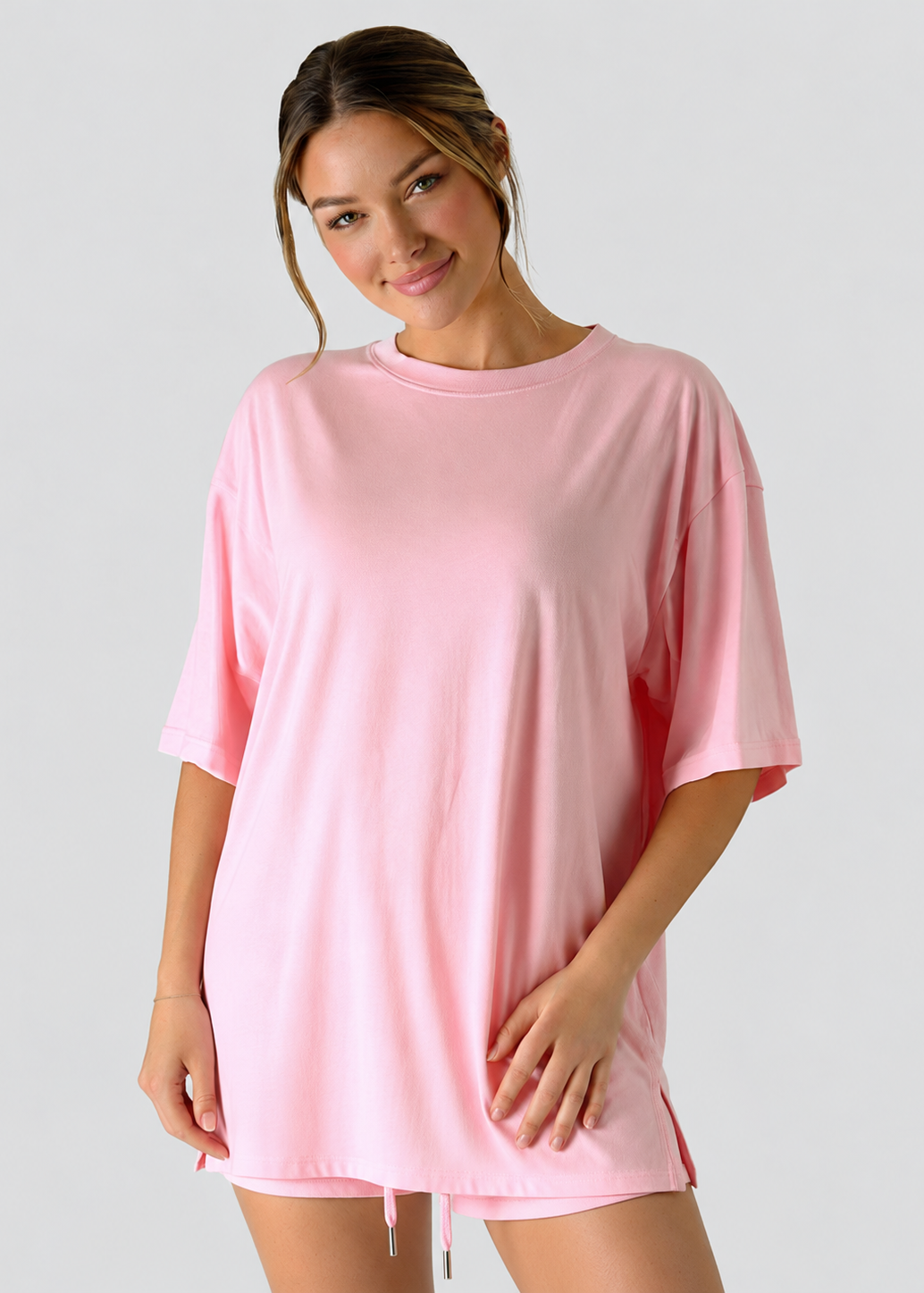 Robe à capuche oversize