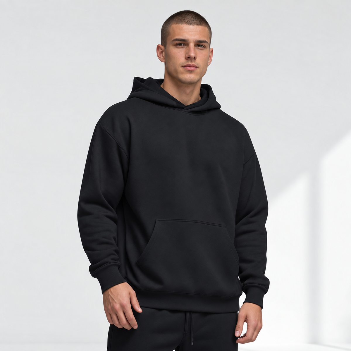 Übergroßes Hoodie-Kleid